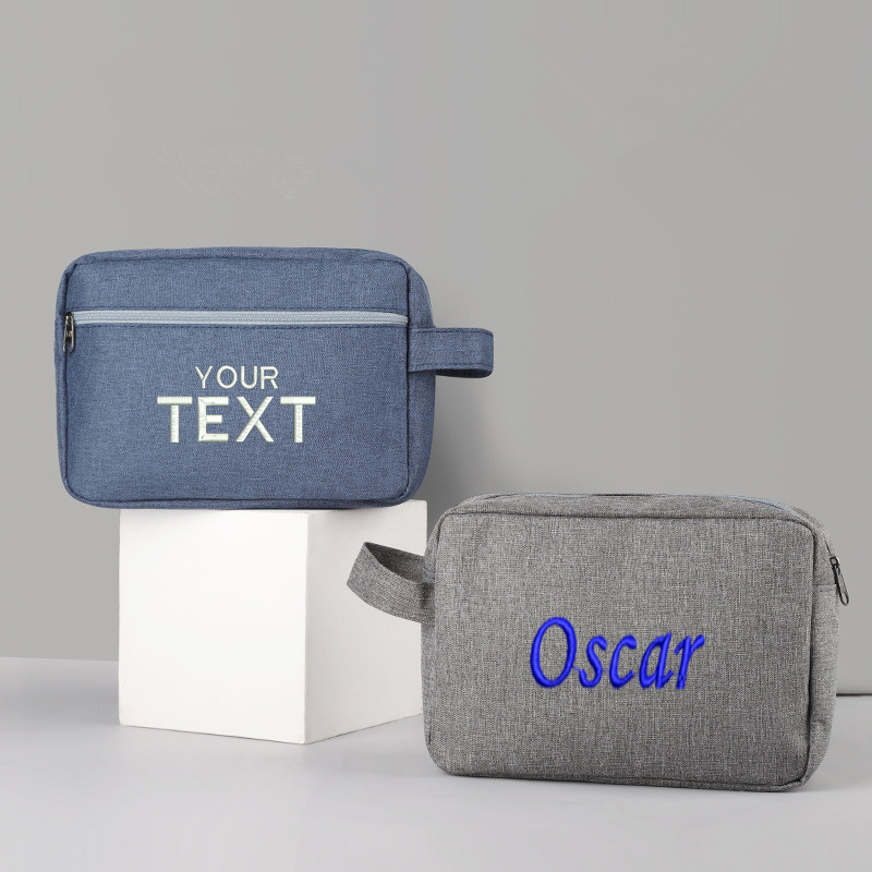 Mens Grooming Kit Case - Neceser personalizado con nombre bordado para