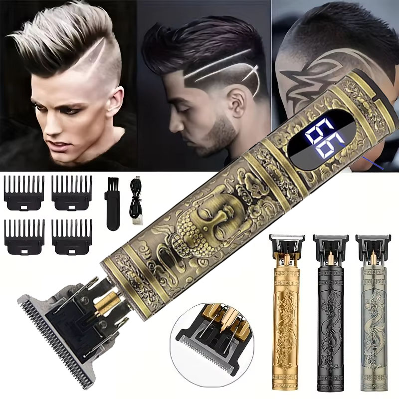 Mens Vintage Grooming Kit - Máquina de Cortar Pelo Vintage 2026