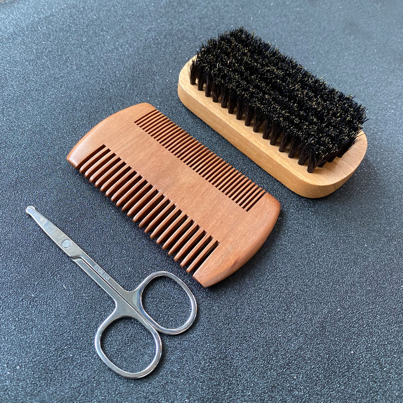Mens Grooming Travel Kit - Set de Cuidado de Barba para