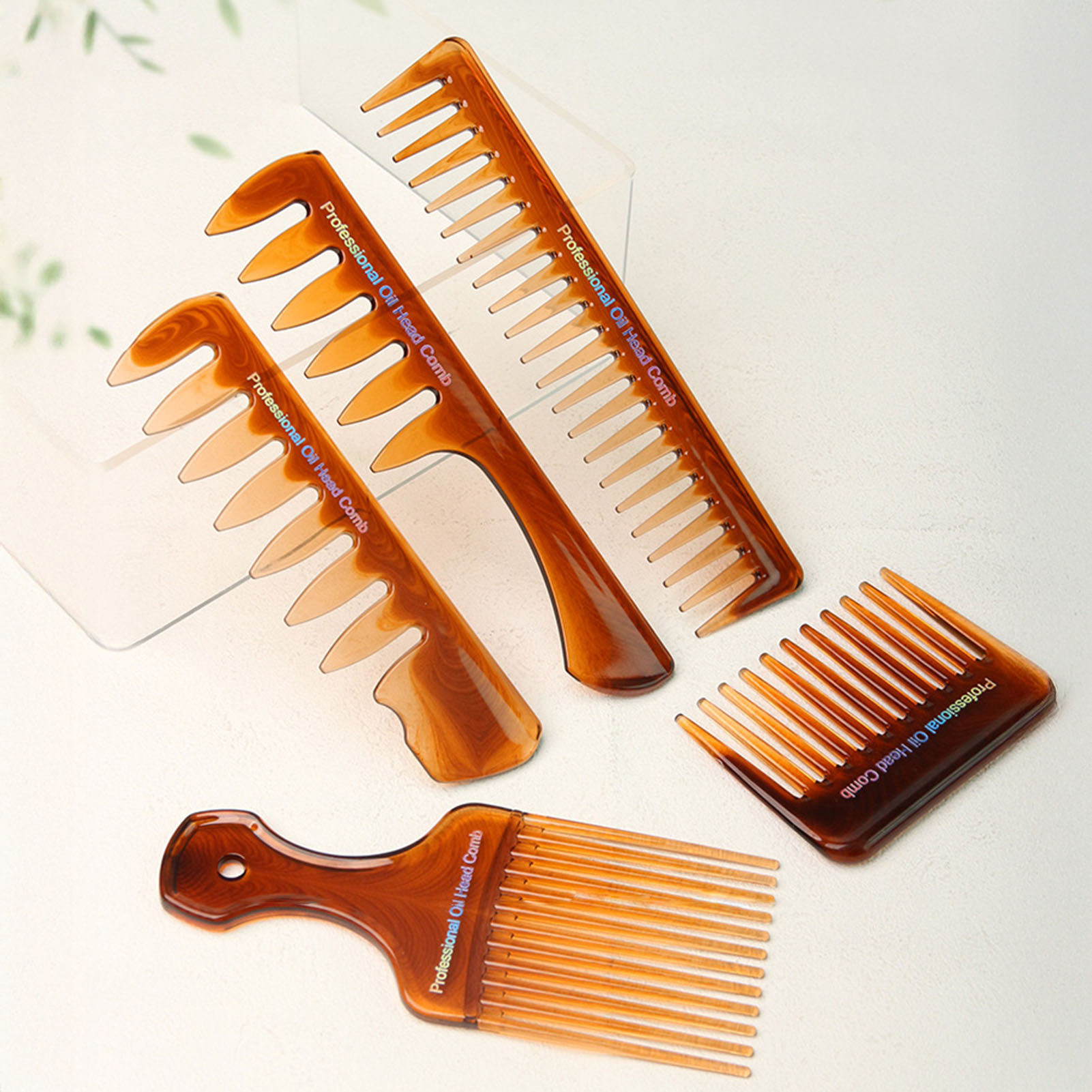 Mens Vintage Grooming Kit - Juego de peines de peluquero para