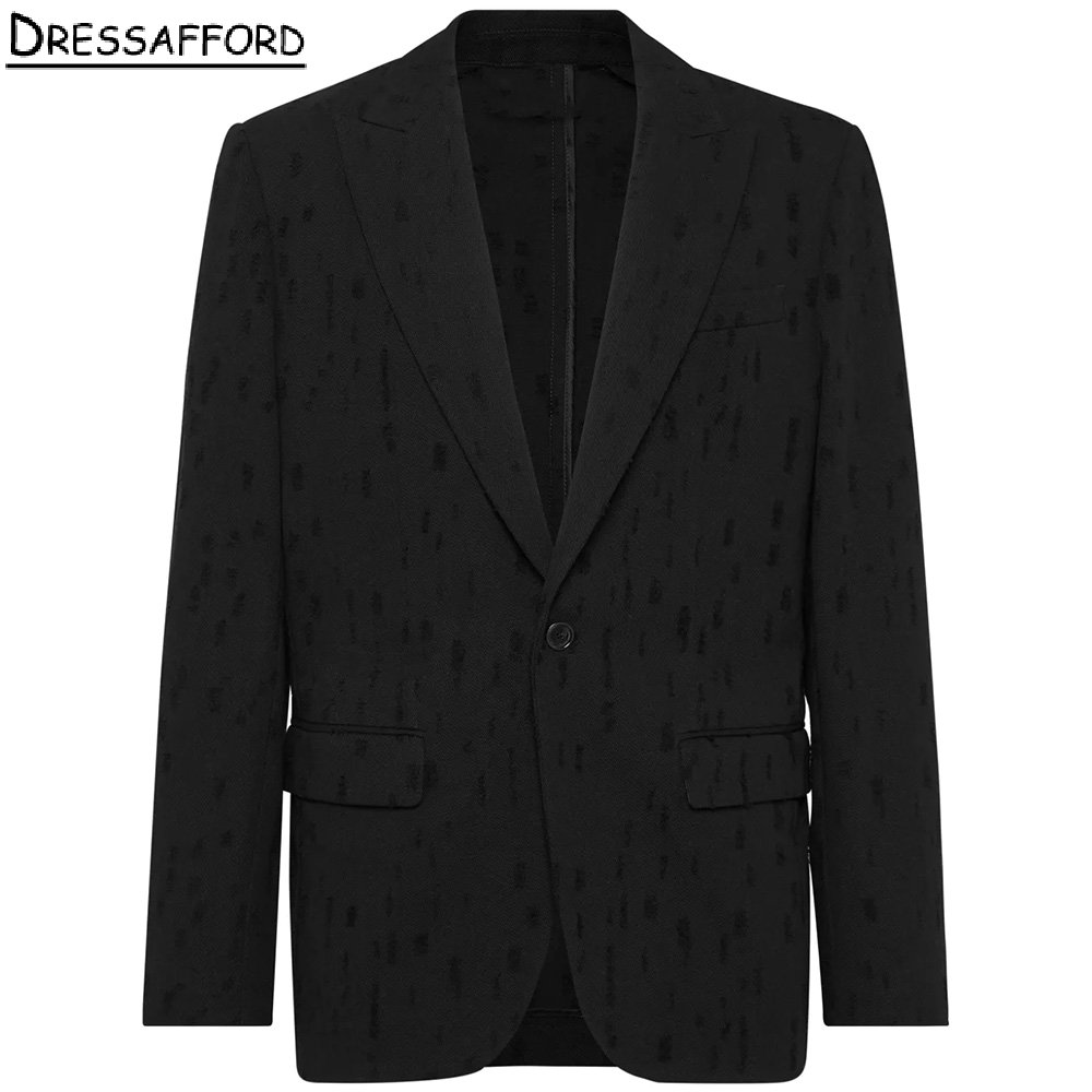 Men'S Grooming Spot - Trajes de esmoquin negros con manchas