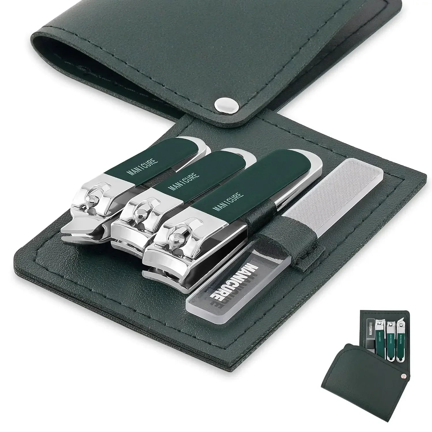 Juego de 4 Piezas de Cortaúñas - Mens Grooming Travel Kit reseña y precio