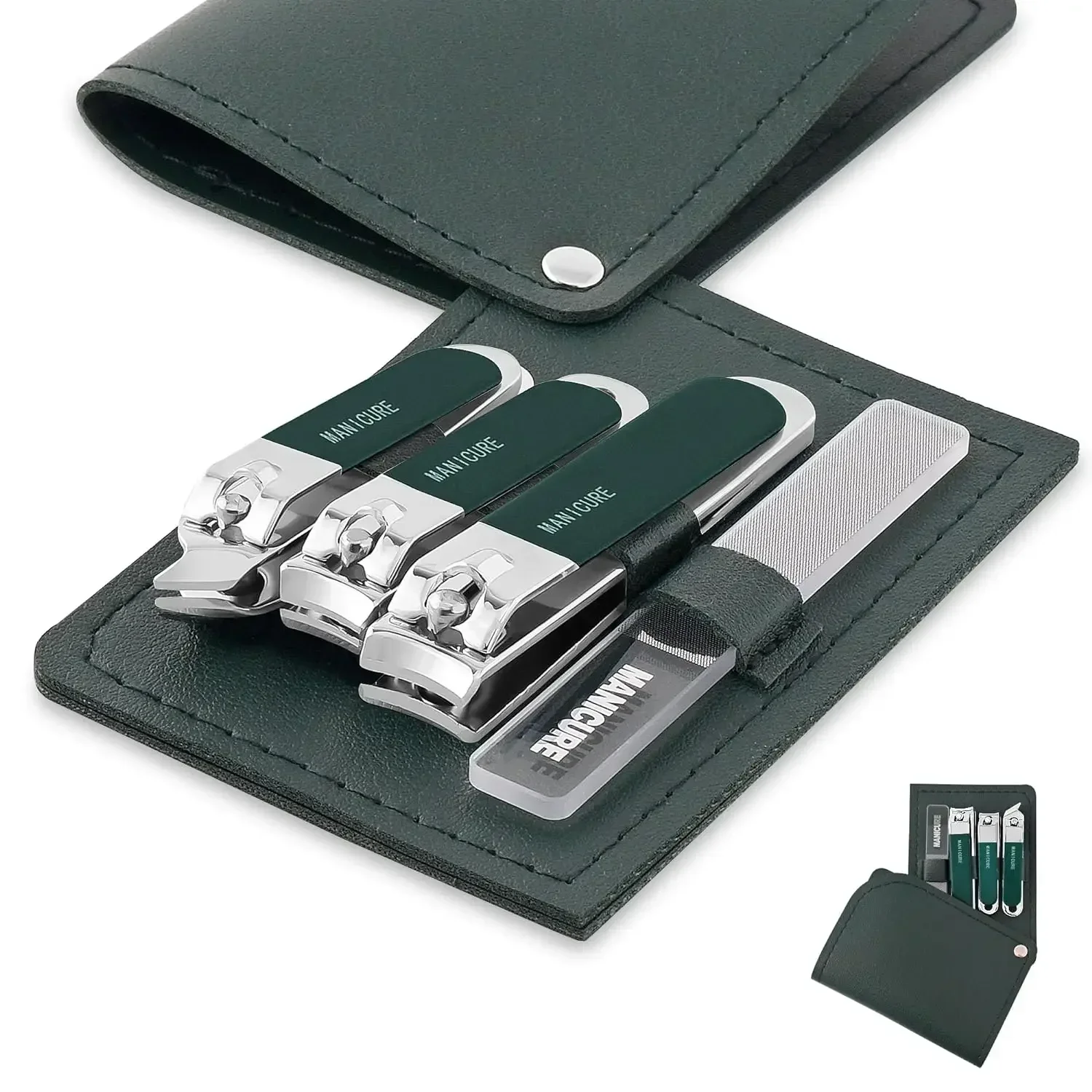 Juego de 4 Cortaúñas Profesion - Mens Grooming Travel Kit reseña y precio