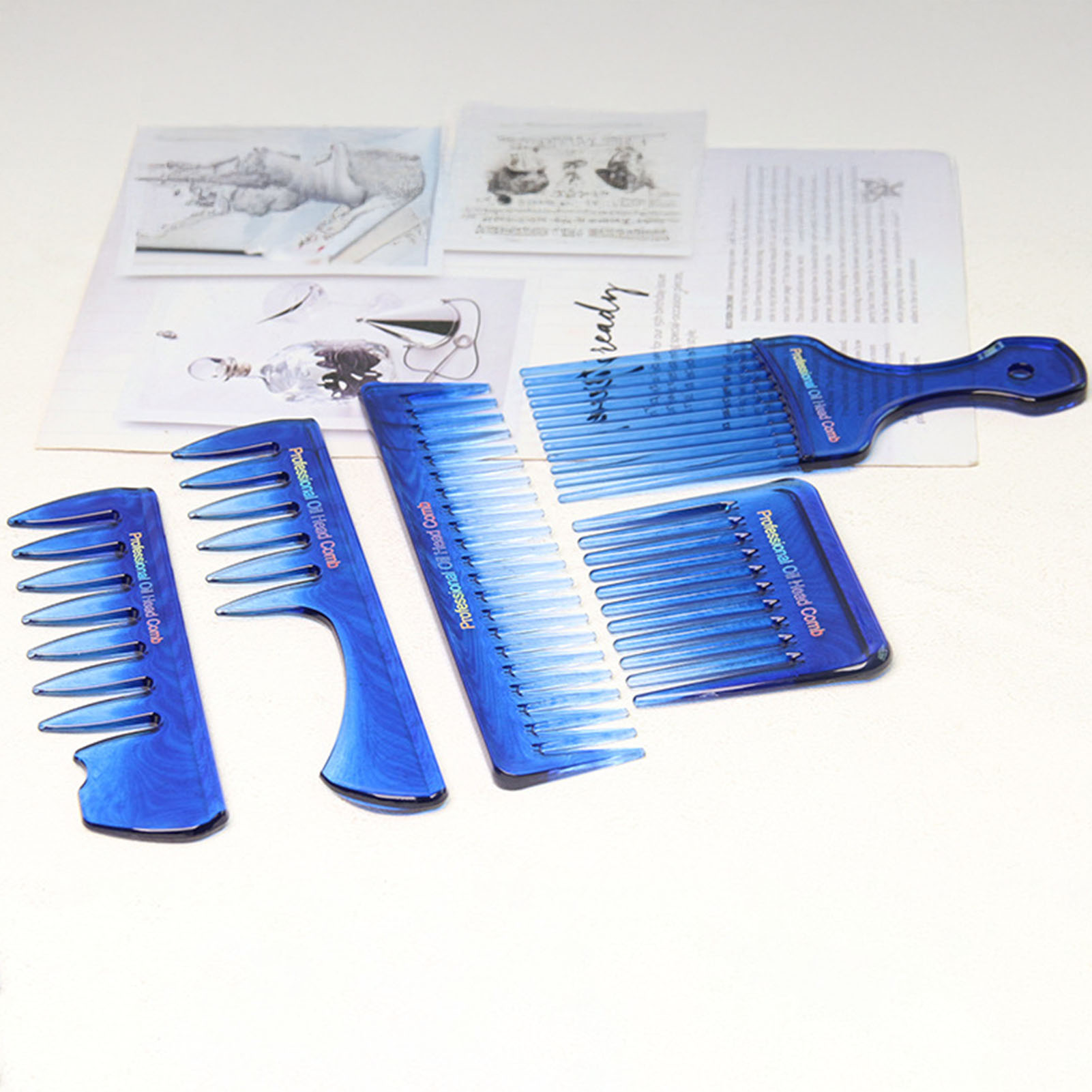 Juego de peines de peluquero p - Mens Vintage Grooming Kit reseña y precio