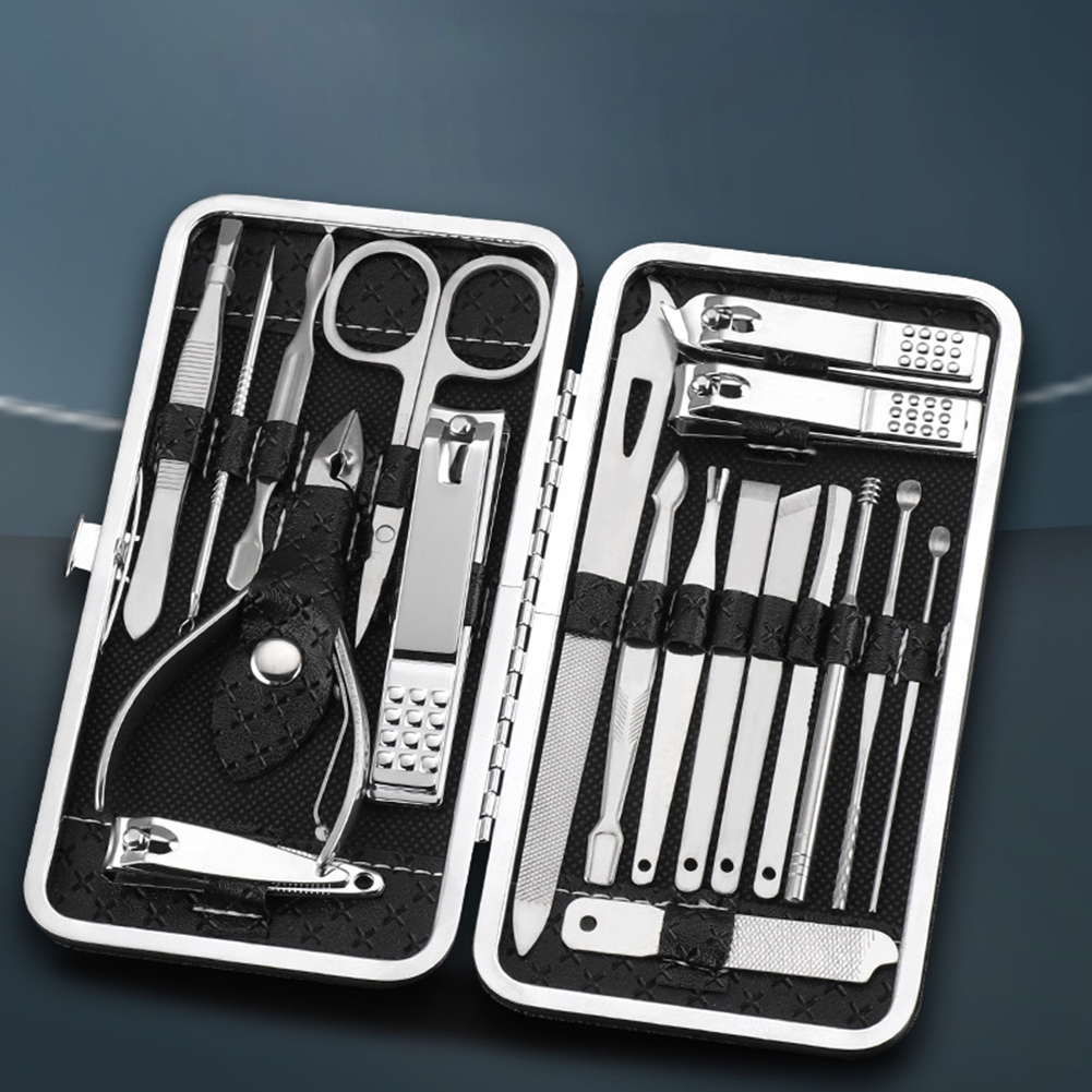 19 piezas de cortaúñas para ma - Mens Grooming Kit Case reseña y precio