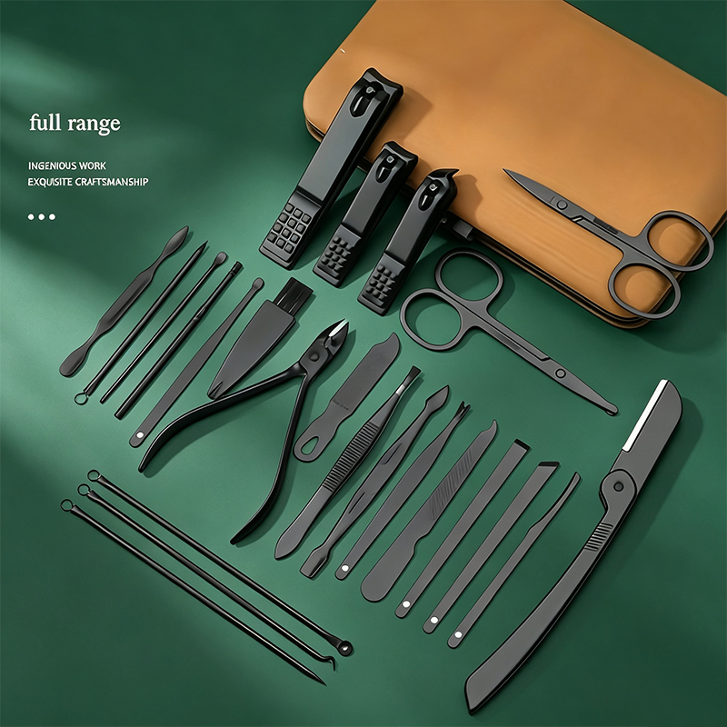 Juego de manicura y pedicura d - Mens Grooming Kit Case reseña y precio