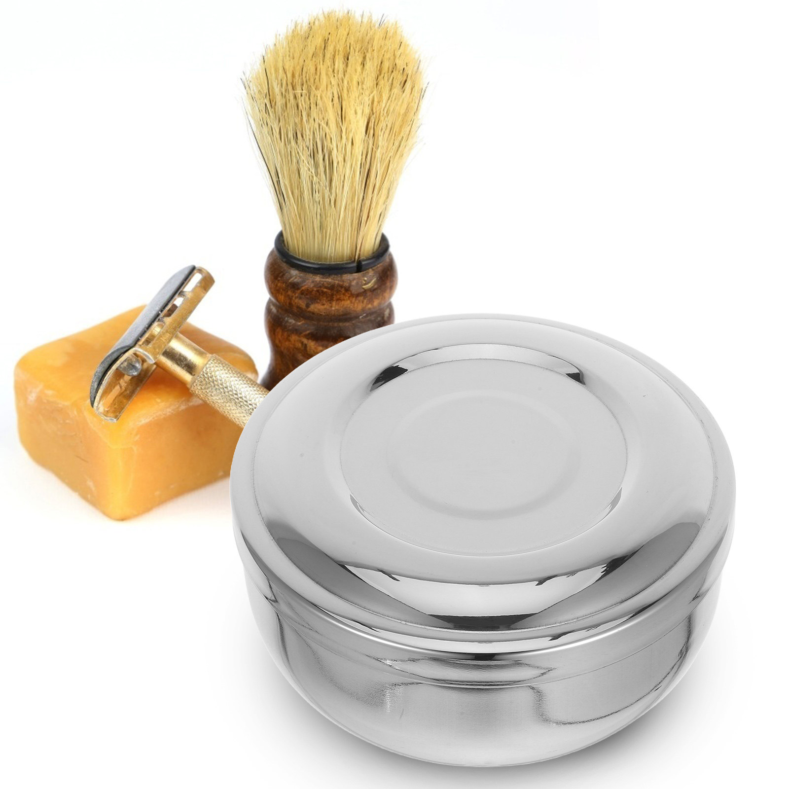 Tazón de Afeitar de Acero Inox - Mens Grooming Travel Kit reseña y precio